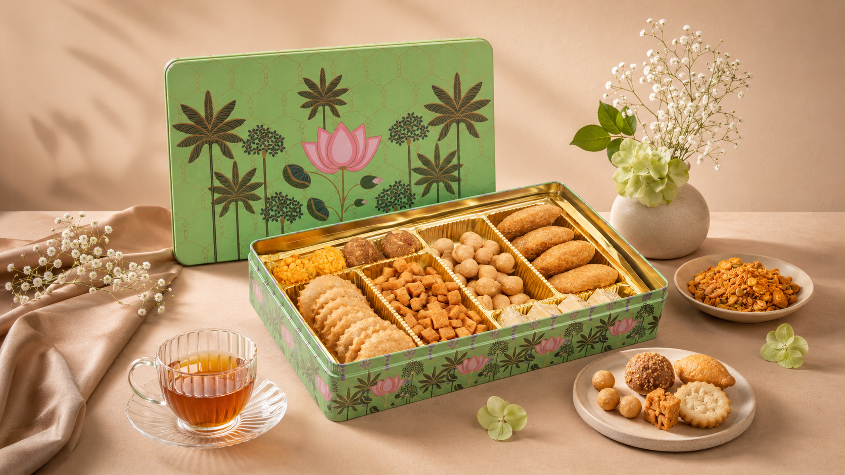 Bhaji Tin Lotus (Green Lotus)