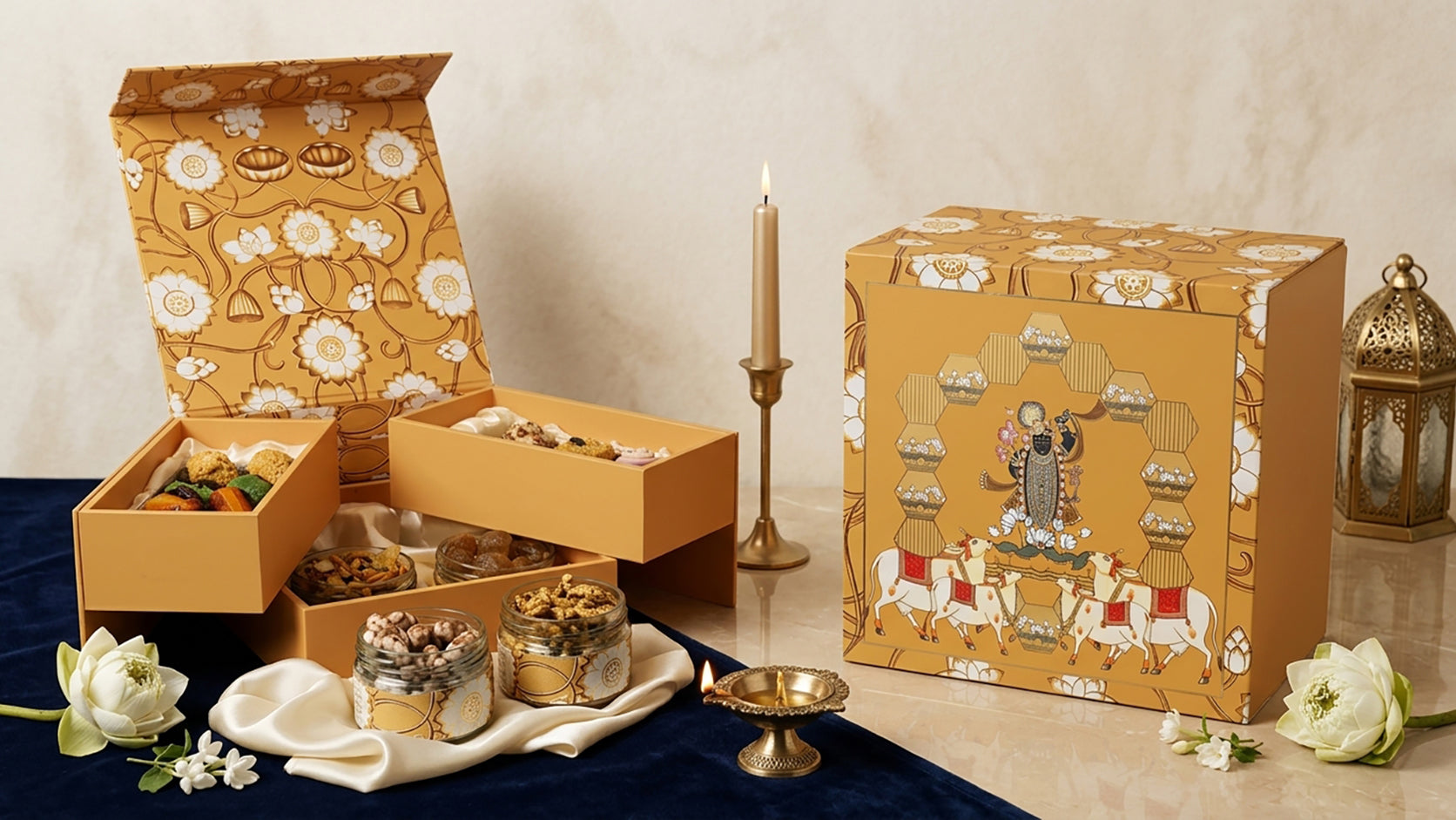 Double-Decker Gift Box (Shreenath Ji)