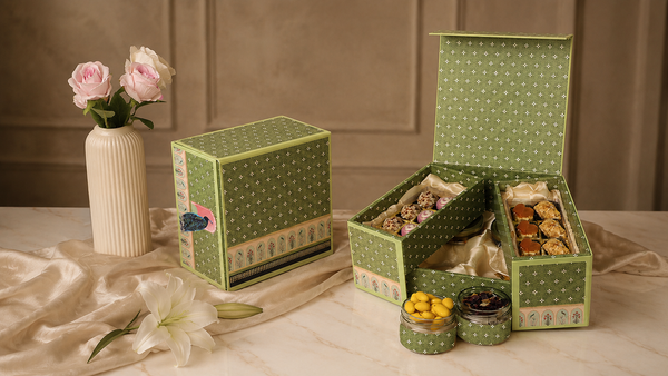 Double-Decker Gift Box (Green)