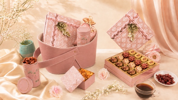 Leather Basket (Pink)