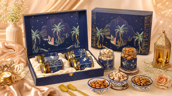 4-Jar Box (Blue Macaw)