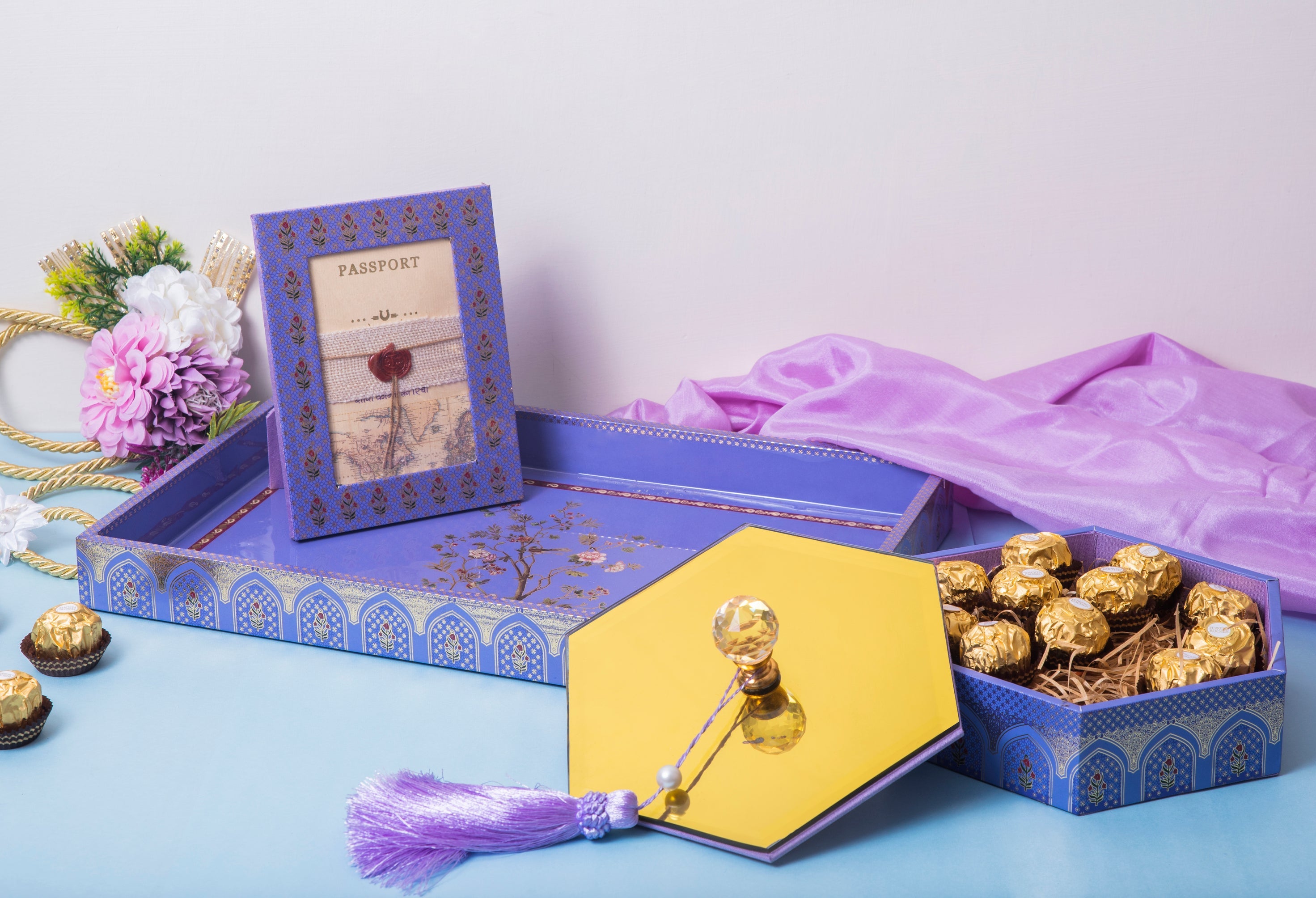 Purple Rajwada Platter