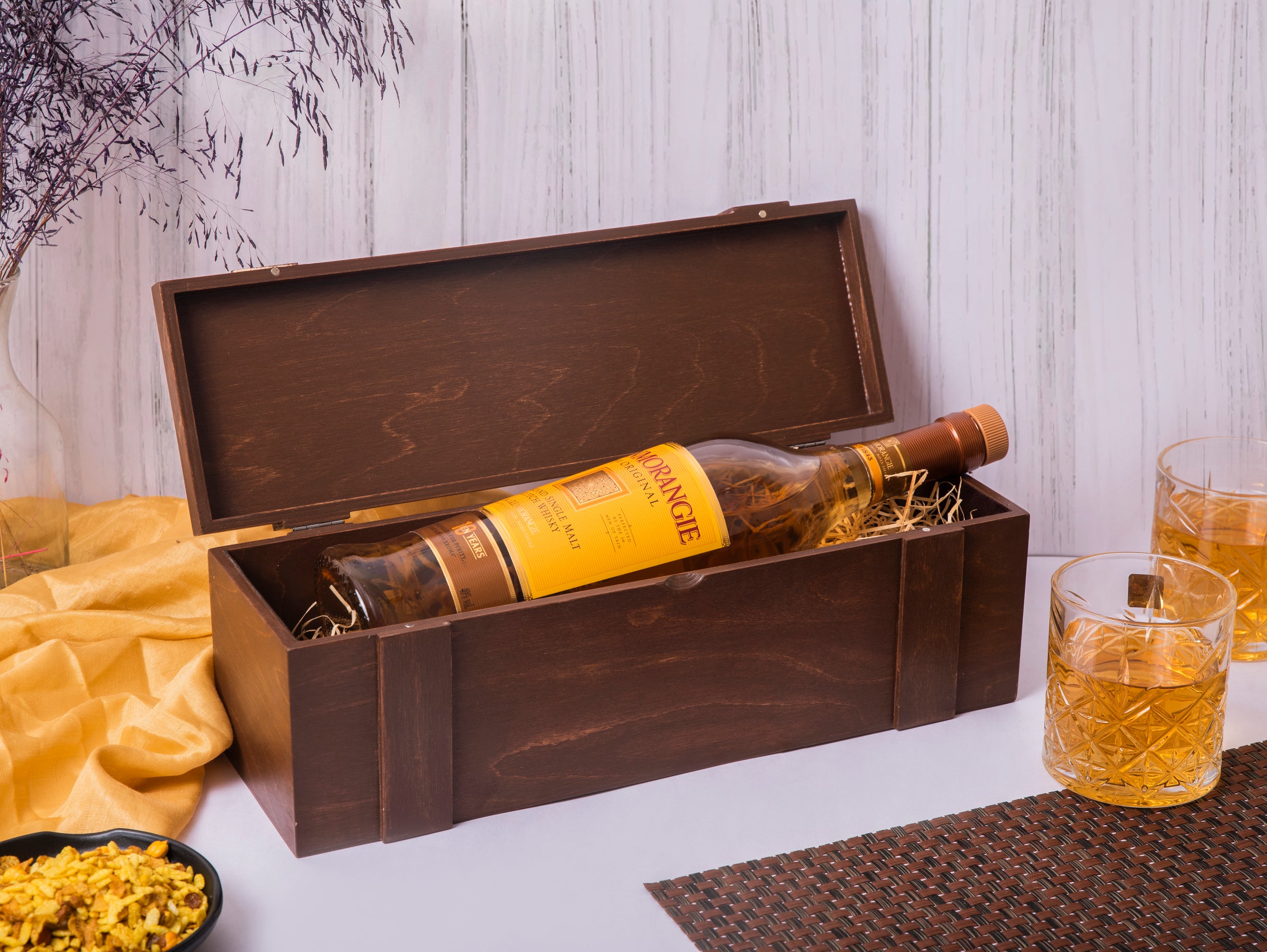 Mahogany Liquor Box